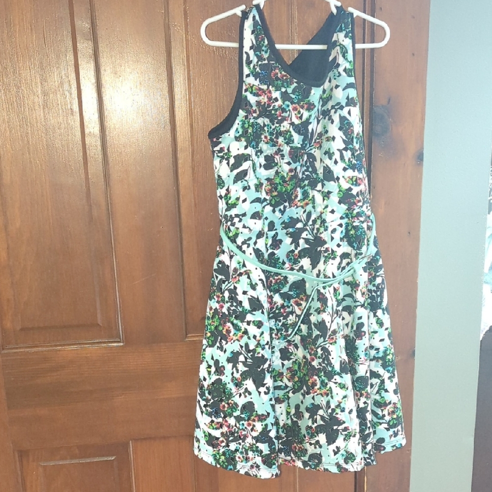 EUC Teal Cut Out Dress